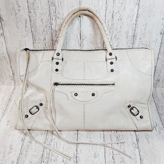 バレンシアガ(Balenciaga)のBALENCIAGA ホワイト(ボストンバッグ)