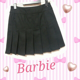 バービー(Barbie)のbarbieのプリーツスカート♡(ひざ丈スカート)