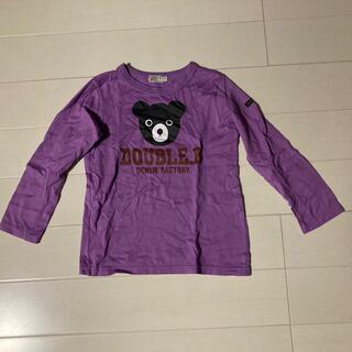 ダブルビー(DOUBLE.B)のダブルB ダブルビー MIKIHOUSE ロンT 110 紫(Tシャツ/カットソー)