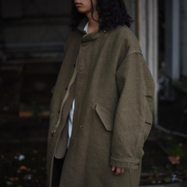 COMOLI - 【タグ付き】comoli 19aw WCPフーデッドコートの通販 COMOLI - 【タグ付き】comoli 19aw WCPフーデッドコートの通販