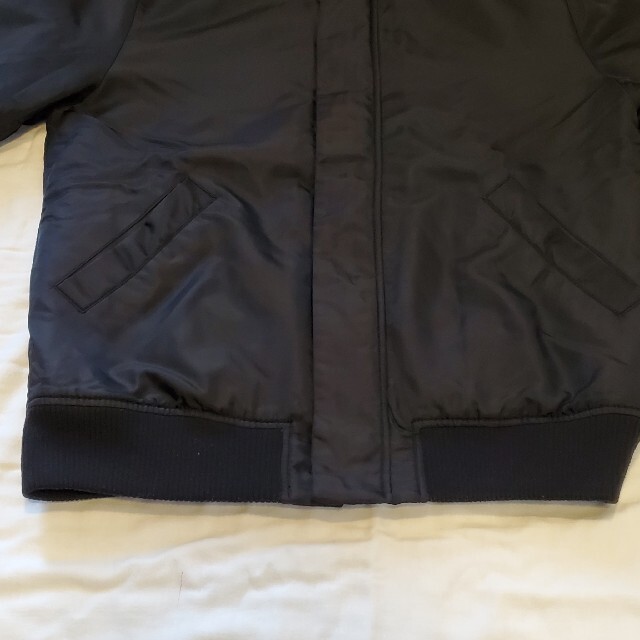moussy(マウジー)の古着 美品 moussy マウジー MA_1 ブルゾン ブラック 2 M レディースのジャケット/アウター(ブルゾン)の商品写真