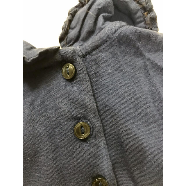 Ralph Lauren(ラルフローレン)のラルフローレン ロンパース 丸襟 ネイビー キッズ/ベビー/マタニティのベビー服(~85cm)(ロンパース)の商品写真