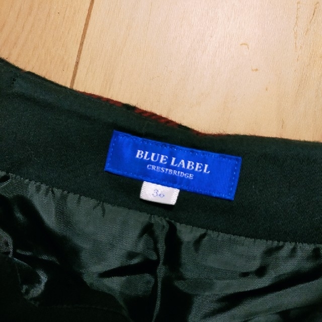 BURBERRY BLUE LABEL(バーバリーブルーレーベル)のジャスミンさん専用綺麗★ブルーレーベルクレストブリッジ★チェックスカート レディースのスカート(ひざ丈スカート)の商品写真