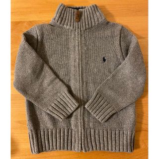 ポロラルフローレン(POLO RALPH LAUREN)のラルフローレン コットン100% セーター ニット 3T ジップアップ 100(ニット)