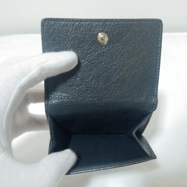 バレンシアガ三つ折り財布 ミニ財布 CLASSIC MINI WALLET 無地