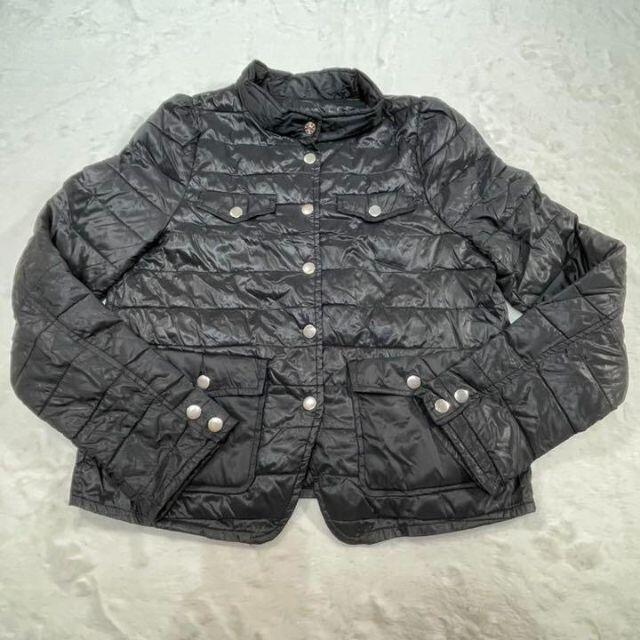 ジーナシスジャケットリボンブラックレディース レディースのジャケット/アウター(ブルゾン)の商品写真