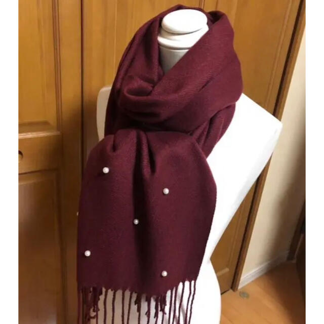 46%割引レッド系○日本正規品○ マフラー ストール 新品未使用 箱タグ