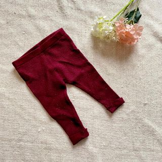 ザラキッズ(ZARA KIDS)のZARA ザラ ベビー キッズ ニットレギンス パンツ  74サイズ(パンツ)