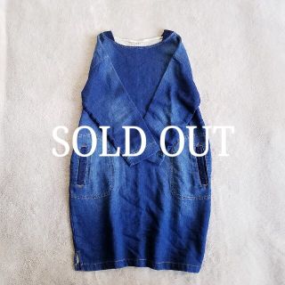 リナジュール(Rinajour)の[Rinajour] denim tunic one-piece(ひざ丈ワンピース)