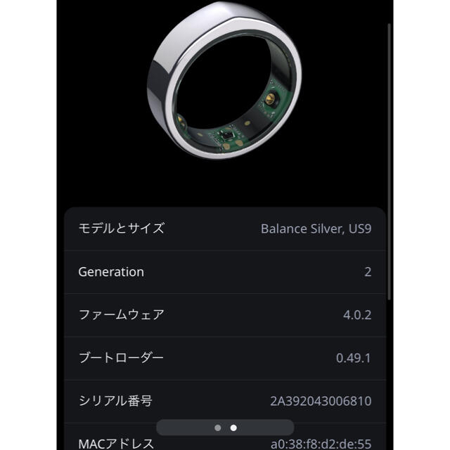 Oura Ring オーラリング Balance Silver US9 高品質 64.0%OFF www.gold ...