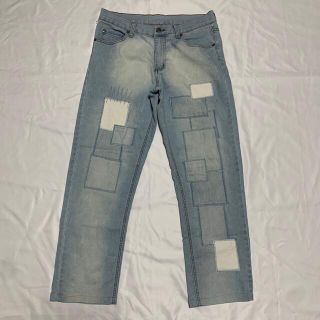 アートヴィンテージ(ART VINTAGE)のCHEAP MONDAY 生産終了　パッチワーク　デニム  L(デニム/ジーンズ)