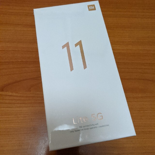 16053mm幅Xiaomi Mi 11 Lite 5G Black 新品未開封