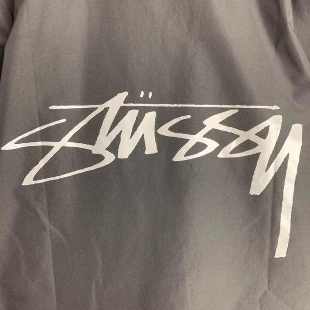 入手困難】stussy☆ナイロンジャケット L 刺繍ロゴ バックプリント-