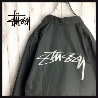 STUSSY - 【即完売モデル】ステューシー☆大人気バックプリント コーチ