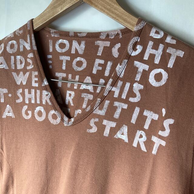 Maison Martin Margiela(マルタンマルジェラ)のマルタンマルジェラ　エイズTシャツ メンズのトップス(Tシャツ/カットソー(半袖/袖なし))の商品写真