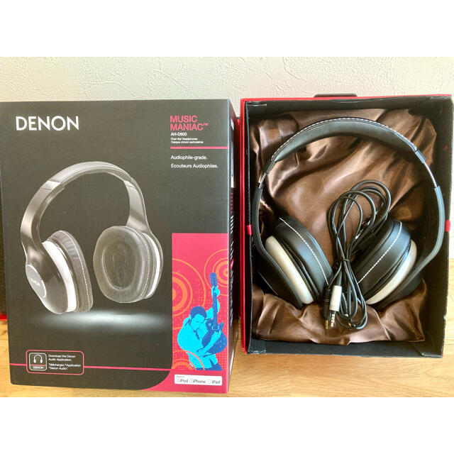 デノン ヘッドホン MUSIC MANIAC AH-D600EM 美品 ワンピなど最旬ア