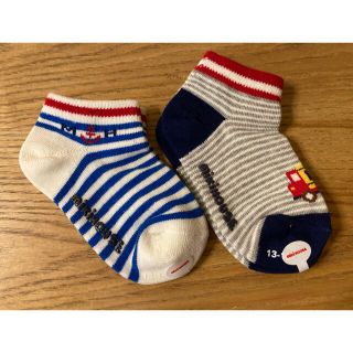 ミキハウス(mikihouse)の【専用】ミキハウス 靴下 13-15cm 2足セット ショート丈 くるぶし(靴下/タイツ)