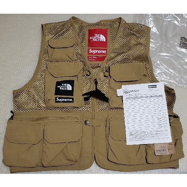 Supreme The North Face Cargo Vest Gold M