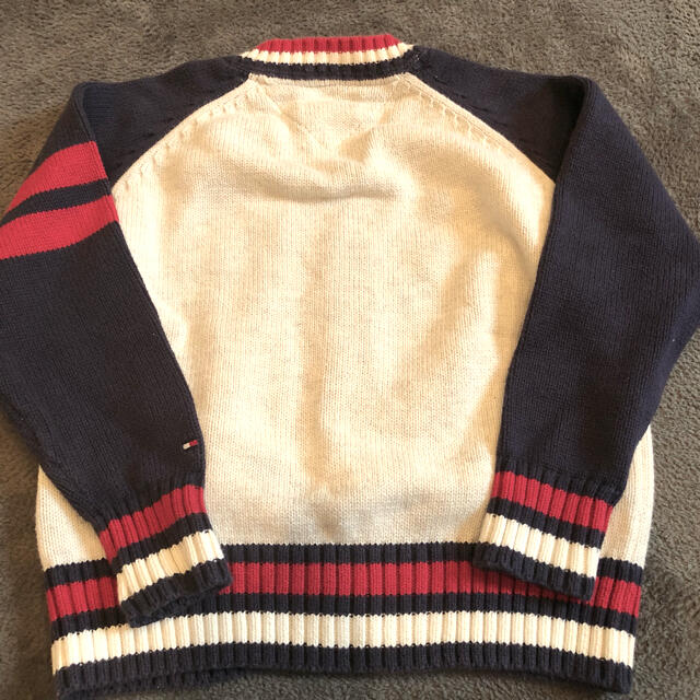 TOMMY HILFIGER(トミーヒルフィガー)のトミーヒルフィガー　綿100%ニットカーディガン キッズ/ベビー/マタニティのキッズ服男の子用(90cm~)(カーディガン)の商品写真