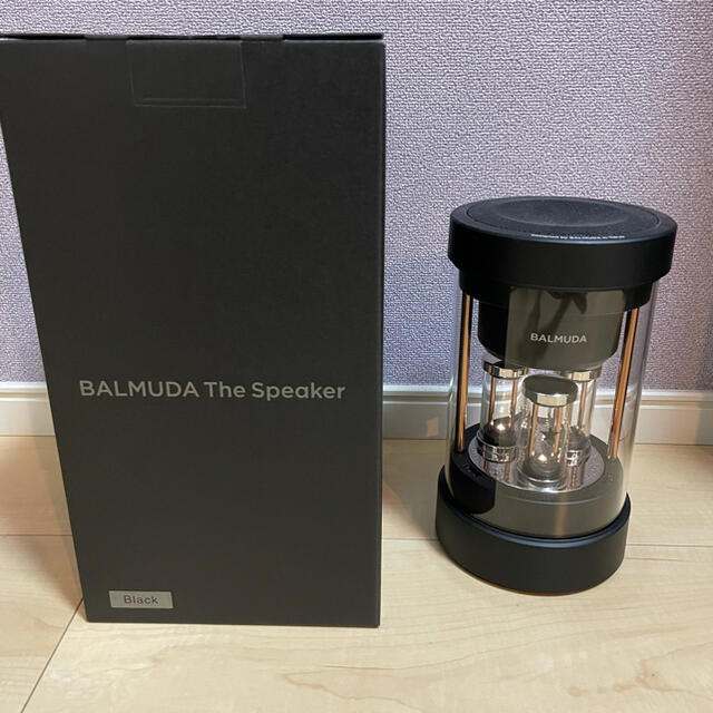 全国総量無料で バルミューダ - BALMUDA スピーカー M01A-BK Speaker The BALMUDA スピーカー