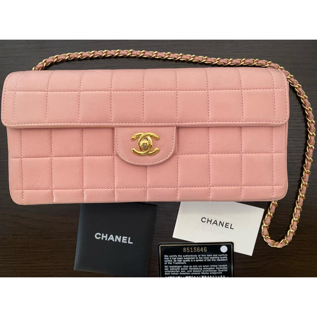 CHANEL チョコバー チェーンショルダーバッグ