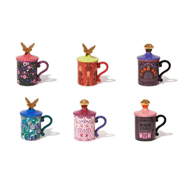 ANNA SUI(アナスイ)のANNA SUI フランフラン　マグカップ　コンプリート インテリア/住まい/日用品のキッチン/食器(グラス/カップ)の商品写真