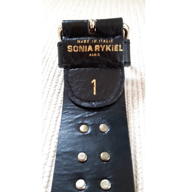 SONIA RYKIEL(ソニアリキエル)のソニア リキエル SONIA RYIKIEL　ヴィンテージ　革 ベルト レディースのファッション小物(ベルト)の商品写真