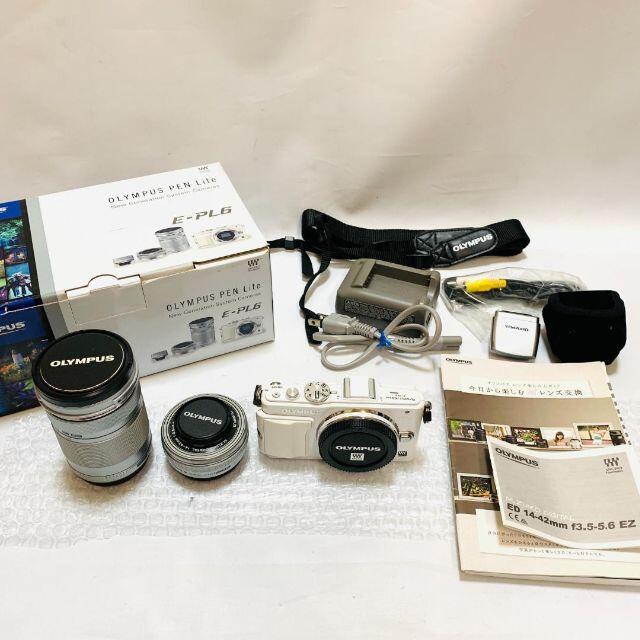 美品♪OLYMPUS PEN Lite  E-PL6 ダブルレンズセット