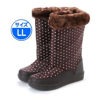 【新品 未使用】防寒ブーツ ブラウン LL 茶色 17688(レインブーツ/長靴)