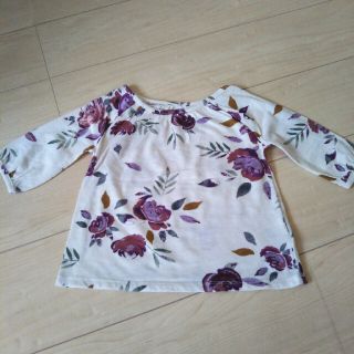 オールドネイビー(Old Navy)の花柄トップス90(Tシャツ/カットソー)