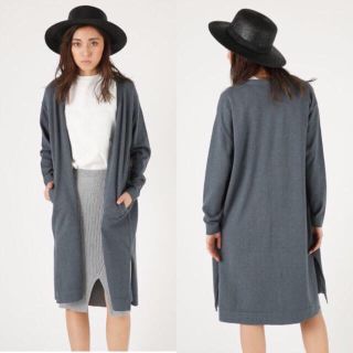 マウジー(moussy)の今期 新品 シンプル ロング カーディガン FREE(ロングコート)