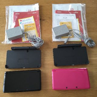 ニンテンドー3DS(ニンテンドー3DS)の[値下げ中]NINTENDO3DS 2台セット(携帯用ゲーム機本体)