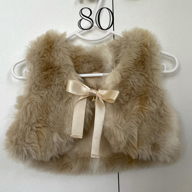 ファーベスト　80 キッズ/ベビー/マタニティのベビー服(~85cm)(ジャケット/コート)の商品写真