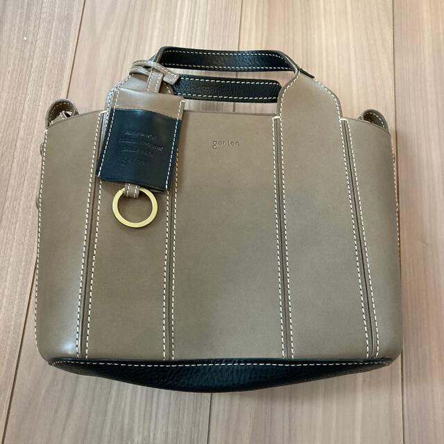 genten レザーショルダーバッグ - ショルダーバッグ