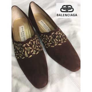 バレンシアガ(Balenciaga)の※未使用保管品※ バレンシアガBALENCIAGA パンプス ブラウン 37(ハイヒール/パンプス)