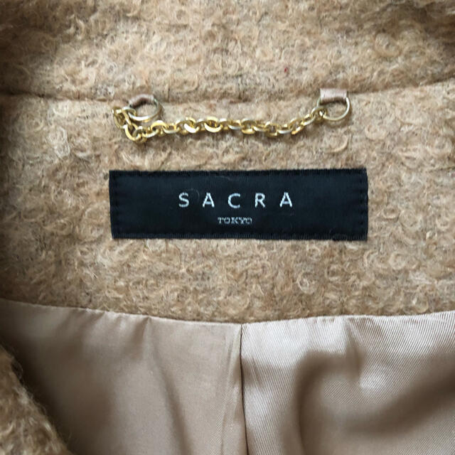 SACRA(サクラ)のウール コートSACRA レディースのジャケット/アウター(チェスターコート)の商品写真