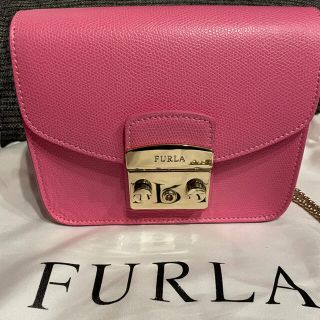 フルラ(Furla)の値下★FURLAフルラ　メトロポリス　ピンク(ショルダーバッグ)