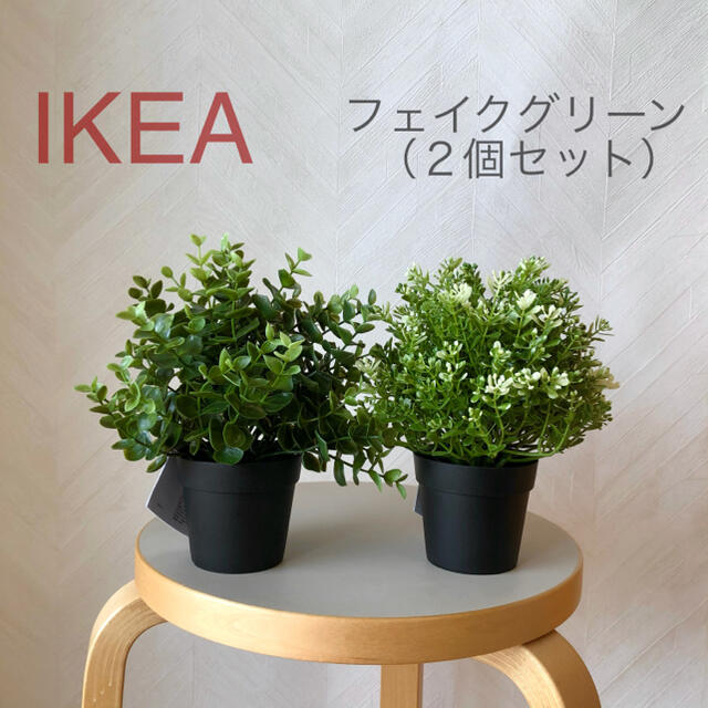 IKEA(イケア)の【新品】IKEA イケア フェイクグリーン ２個（オレガノ&タイム） フェイカ インテリア/住まい/日用品のインテリア小物(その他)の商品写真