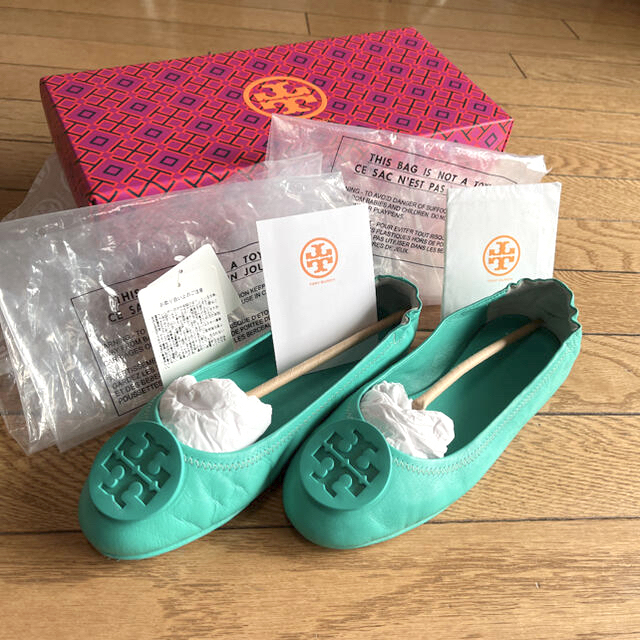 新品に近い】toryburch  バレーシューズ6.5