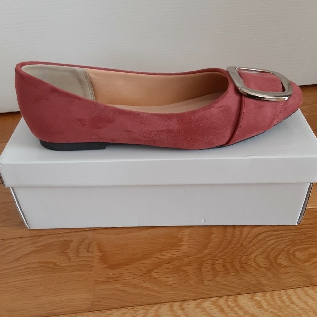 ピンクパンプス　ローヒール レディースの靴/シューズ(ハイヒール/パンプス)の商品写真