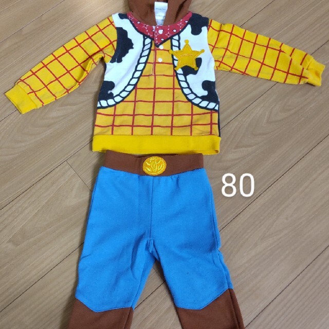 Disney(ディズニー)の80 ハロウィン ウッディー 上下セット  キッズ/ベビー/マタニティのベビー服(~85cm)(トレーナー)の商品写真