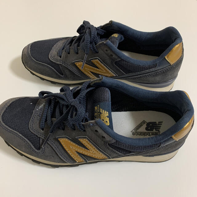 New Balance(ニューバランス)のニューバランス996 ネイビーゴールド レディースの靴/シューズ(スニーカー)の商品写真