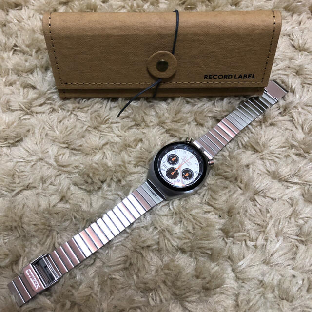 新品未使用　チャレンジタイマー　ツノクロノ　パンダ　シチズン　CITIZEN