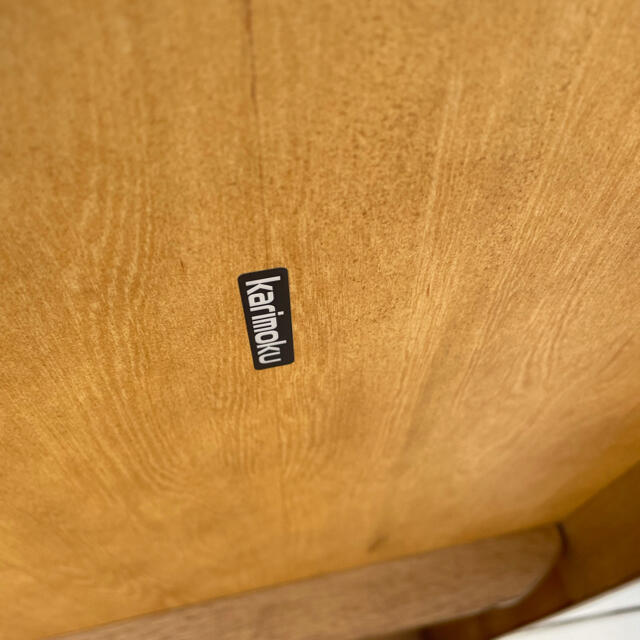 カリモク家具(カリモクカグ)のカリモク　ダイニングテーブル　椅子6脚セット インテリア/住まい/日用品の机/テーブル(ダイニングテーブル)の商品写真