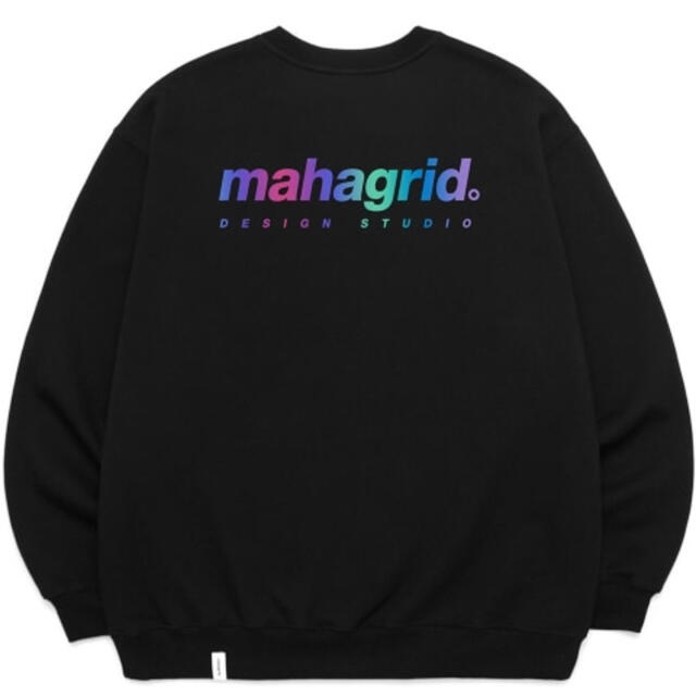 「最新作・限定品」Mahagrid RAINBOW ロゴクループルオーバー