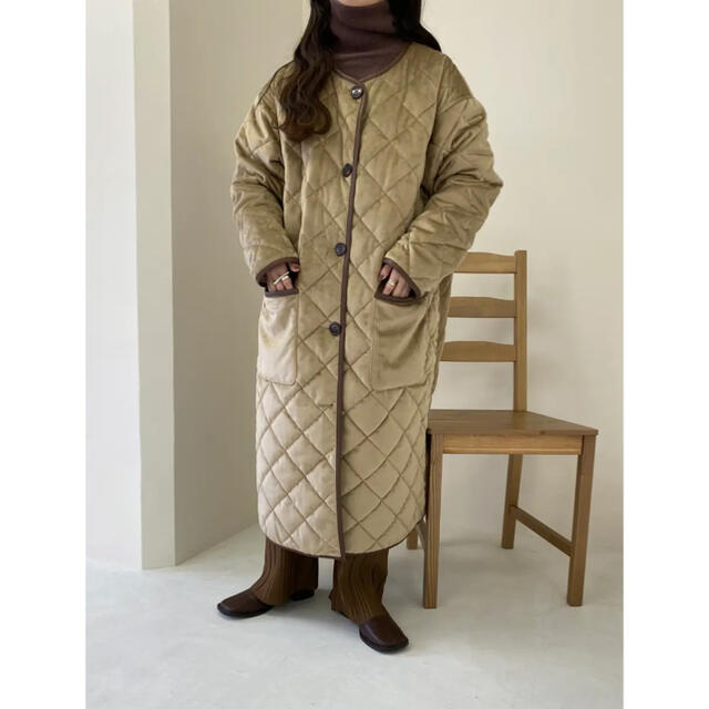 lawgy original reversible quilting coat レディースのジャケット/アウター(ロングコート)の商品写真