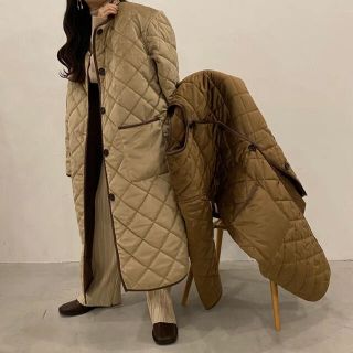 lawgy original reversible quilting coat(ロングコート)