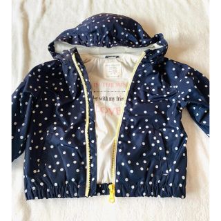 ザラ(ZARA)のZARA baby  ドット　アウター　ネイビー　95(ジャケット/上着)