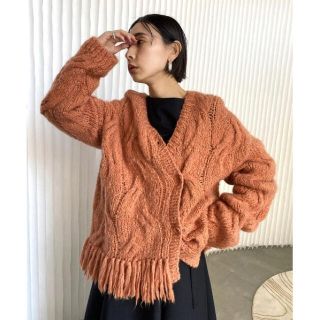 AMERI 2WAY DISTORTION CABLE CARDIGAN