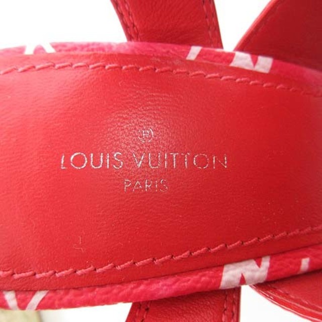 LOUIS VUITTON(ルイヴィトン)のルイヴィトン 美品 20SS エスカル スターボード・ライン サンダル 37 赤 レディースの靴/シューズ(サンダル)の商品写真